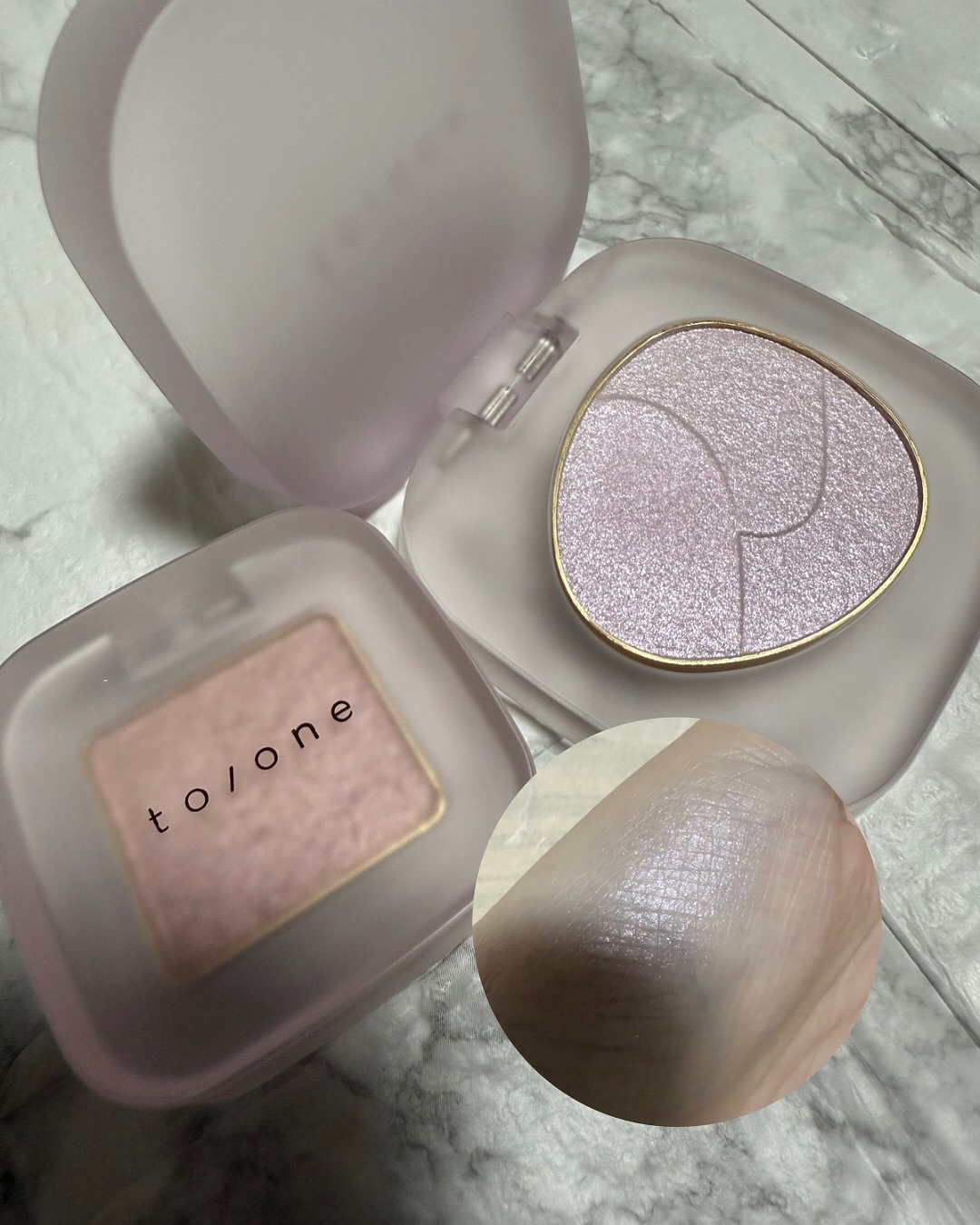 トーン ペタル フロート ブラッシュ/to/one/パウダーチークを使ったクチコミ（2枚目）
