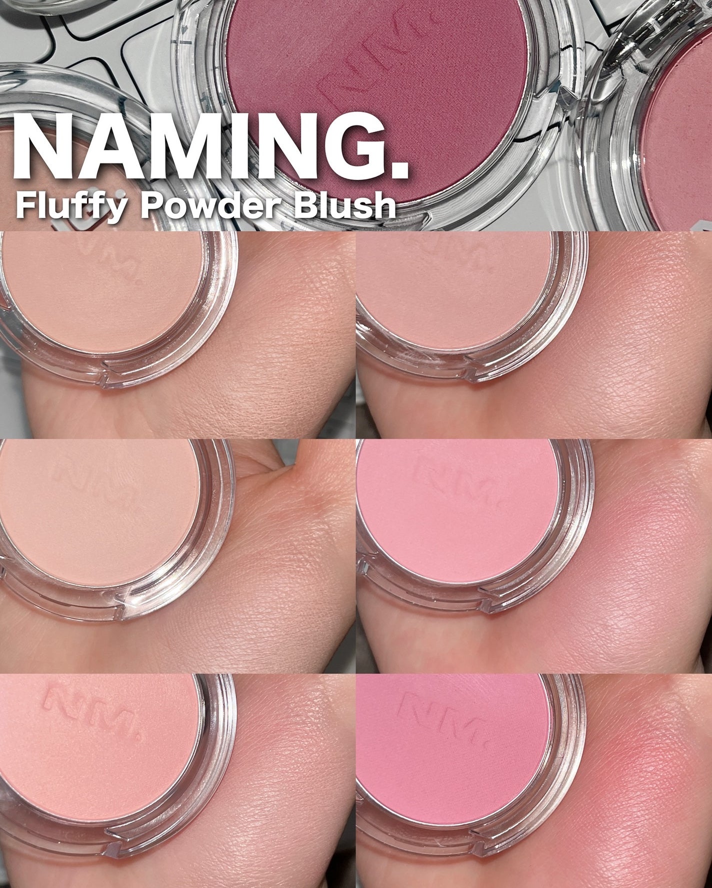 ネーミング フラッフィーパウダーブラッシュ/NAMING./パウダーチークを使ったクチコミ(1枚目)