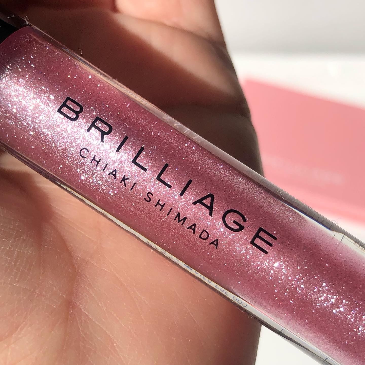 グロウバーム スプリングロゼ/ブリリアージュ/口紅を使ったクチコミ（3枚目）