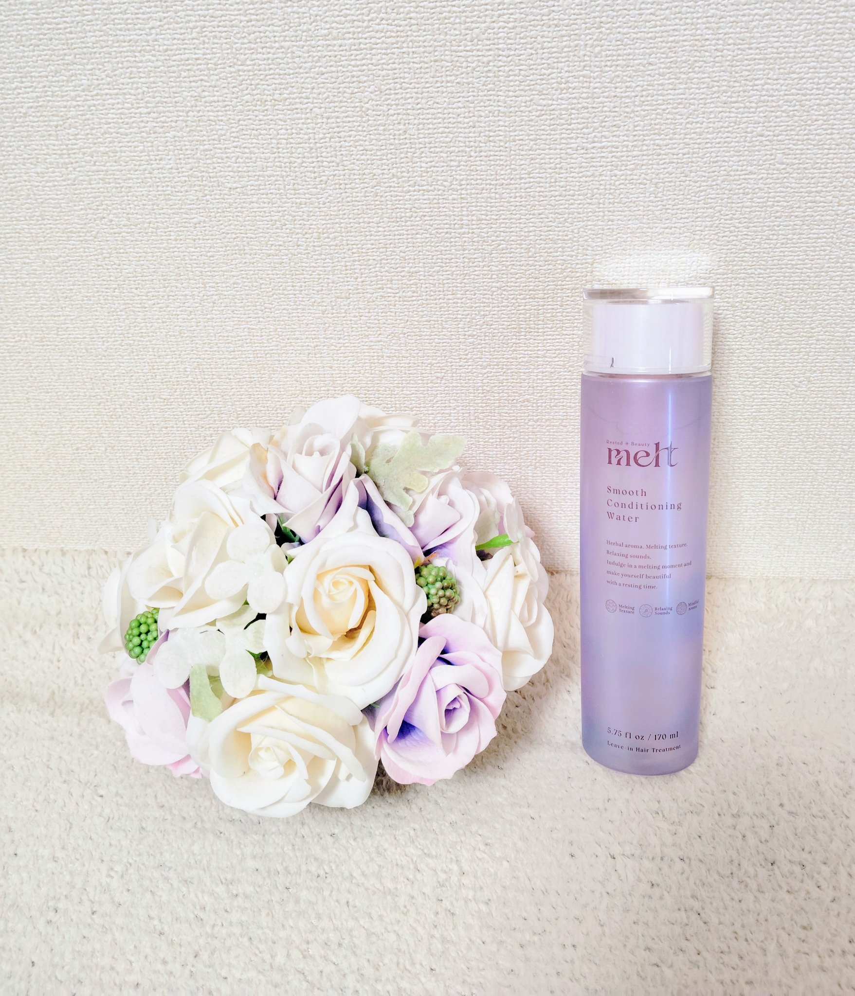 スムース コンディショニング ウォーター/melt/アウトバストリートメントを使ったクチコミ（2枚目）