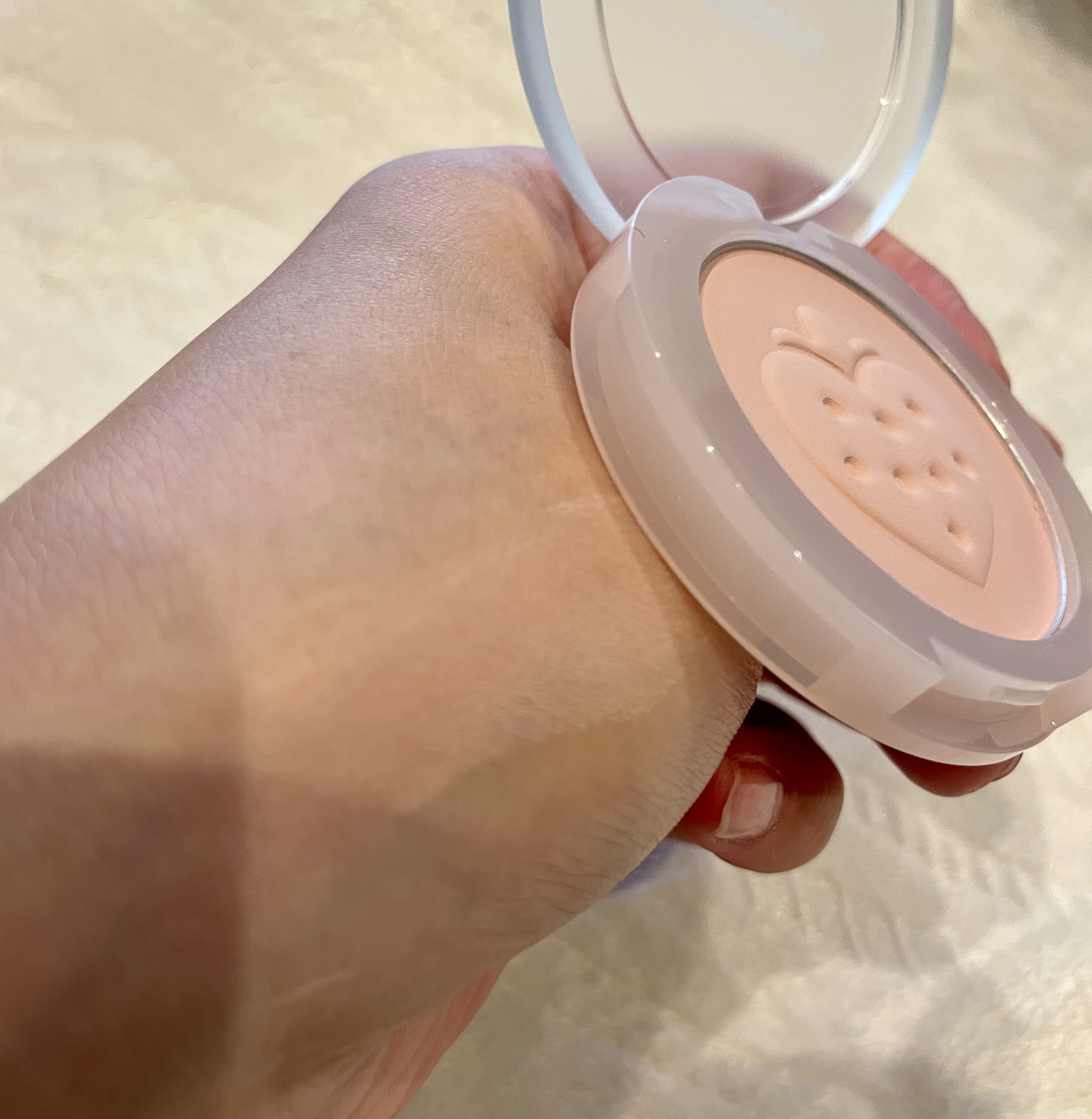 ピュア ブラッシュド サンシャイン チーク/PERIPERA/パウダーチークを使ったクチコミ（2枚目）