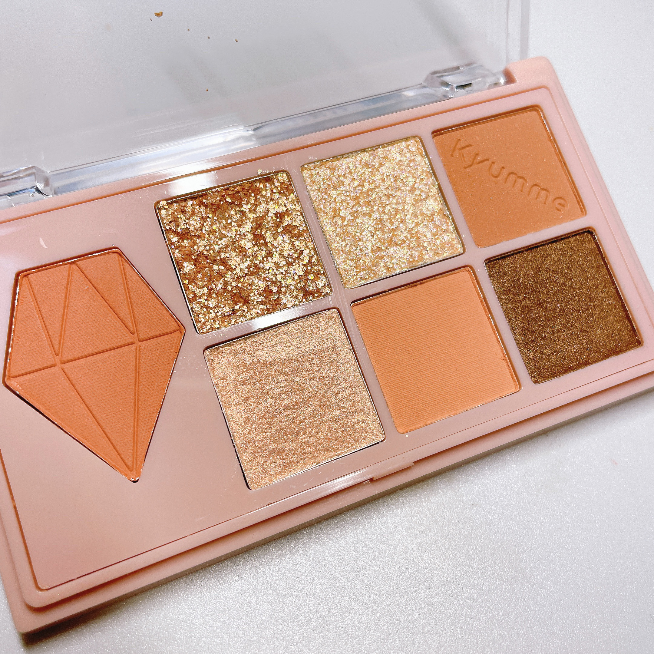 KM マルチパーパスパレット/DAISO/アイシャドウパレットを使ったクチコミ（2枚目）