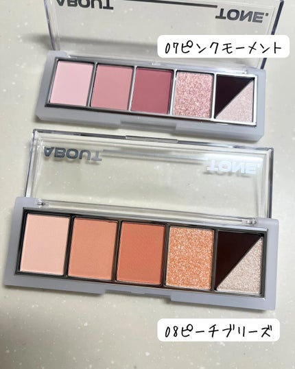 リターントゥーベーシックシャドウパレット/ABOUT TONE/アイシャドウパレットを使ったクチコミ(2枚目)