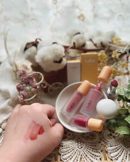 フルーティーグラムティント/Laka/リップティントを使ったクチコミ(4枚目)