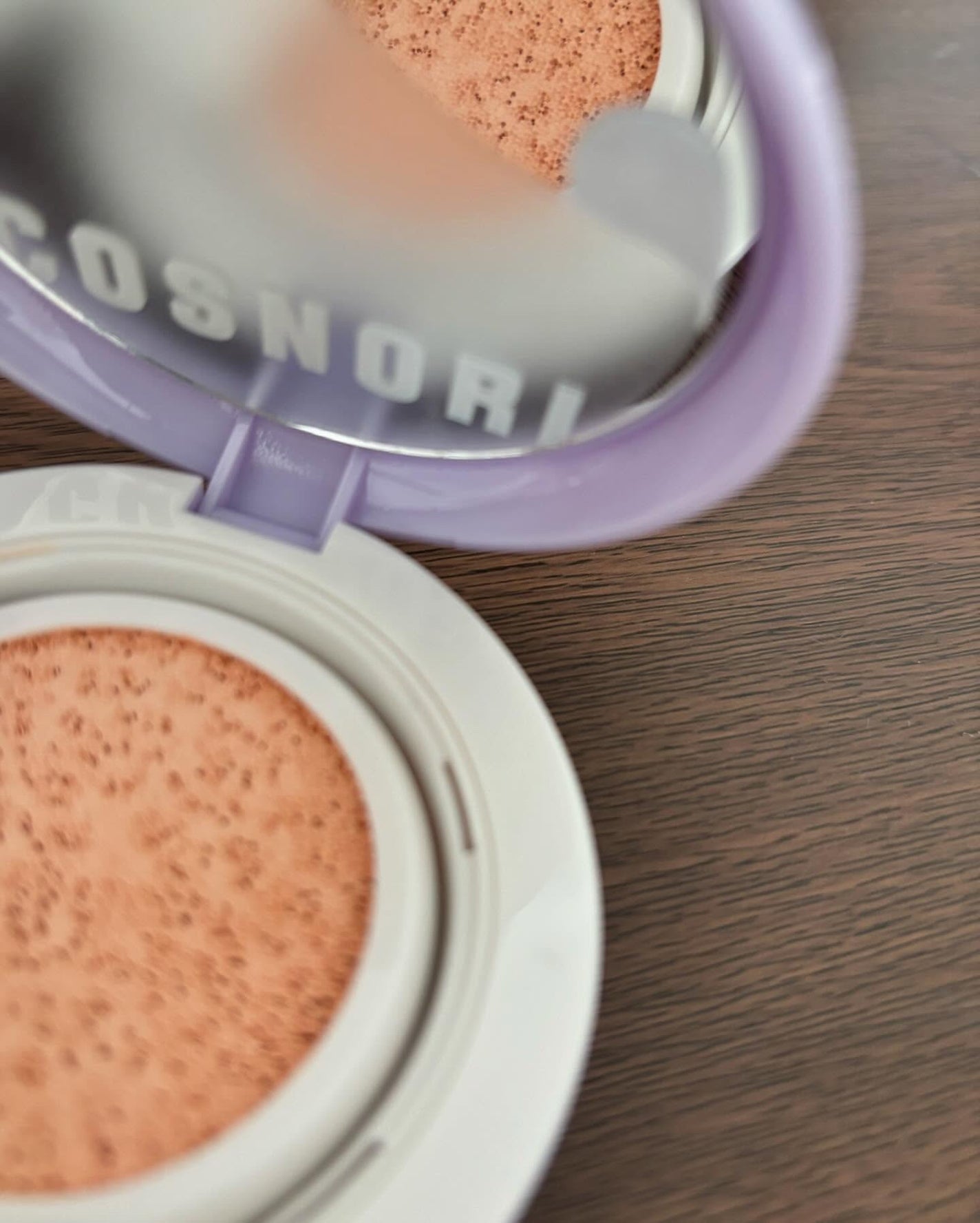 パンテノールバリアクッション/COSNORI/クッションファンデーションを使ったクチコミ(6枚目)