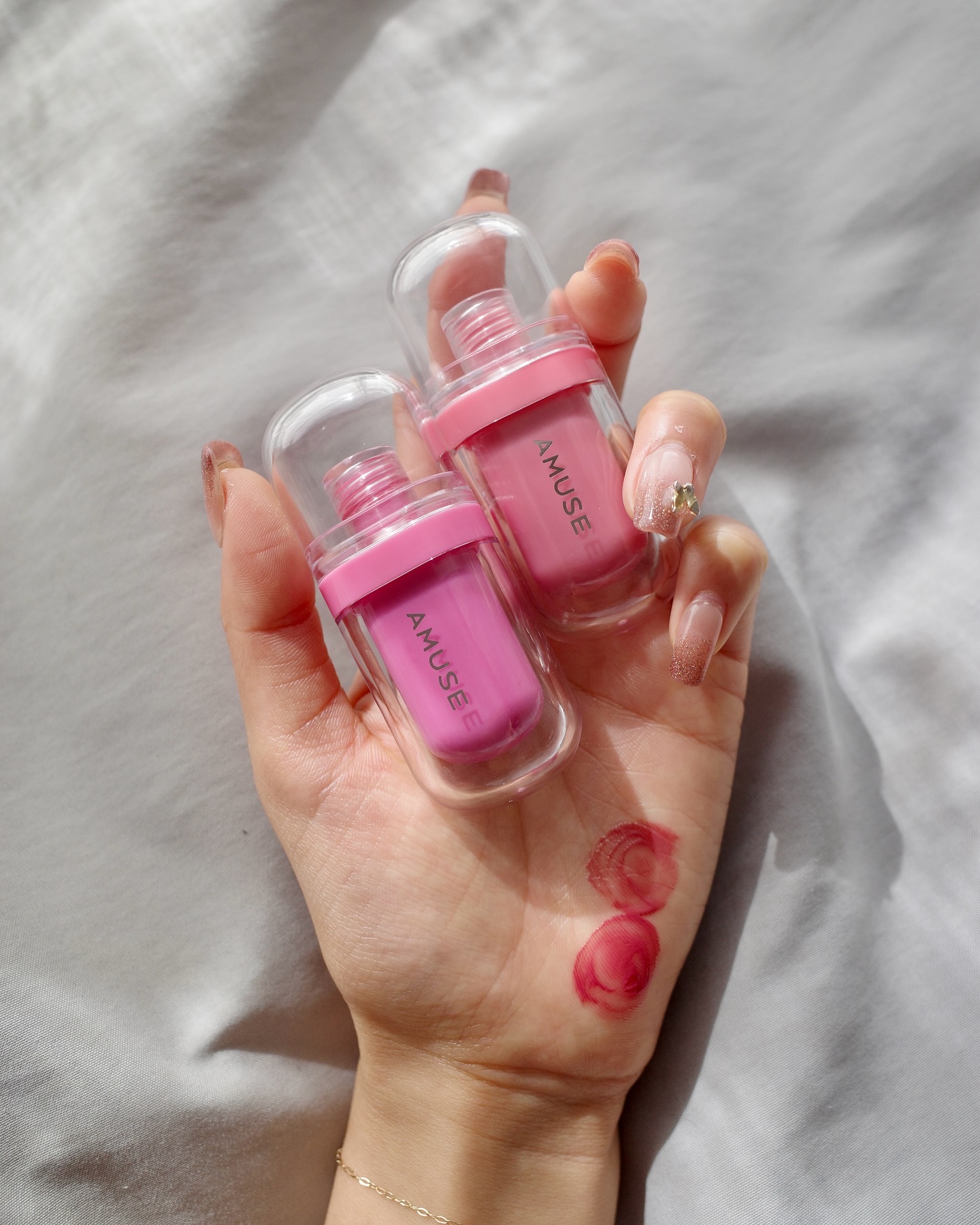 ジェルフィットティント/AMUSE/リップティントを使ったクチコミ（2枚目）