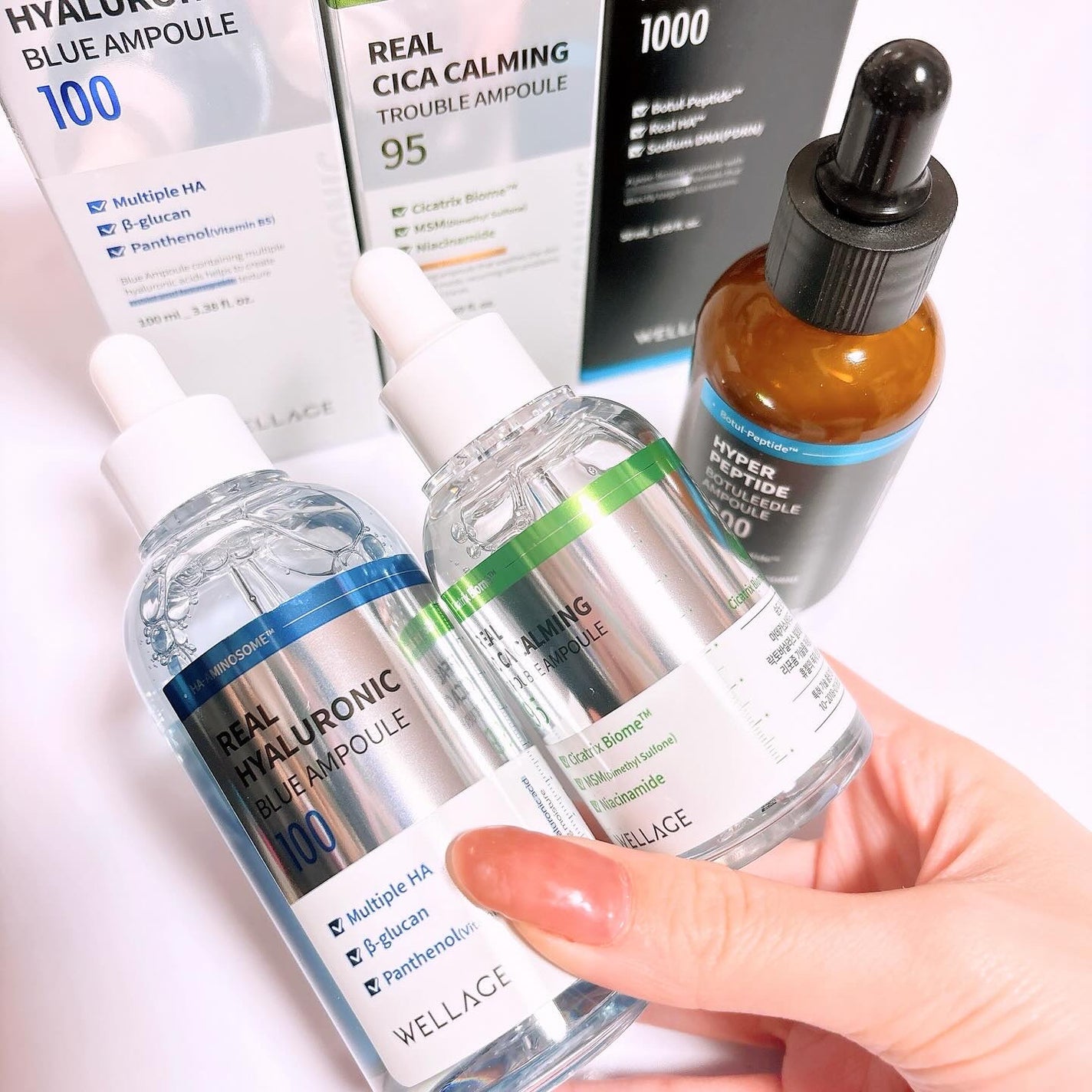 リアルヒアルロニックブルーアンプル 100/Wellage/美容液を使ったクチコミ(2枚目)