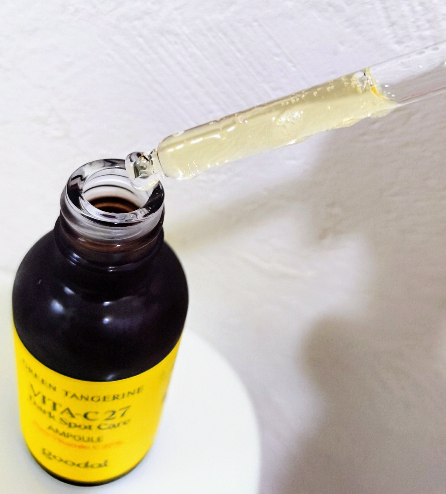 グリーンタンジェリンビタC27ダークスポットケアアンプル/goodal/美容液を使ったクチコミ（2枚目）