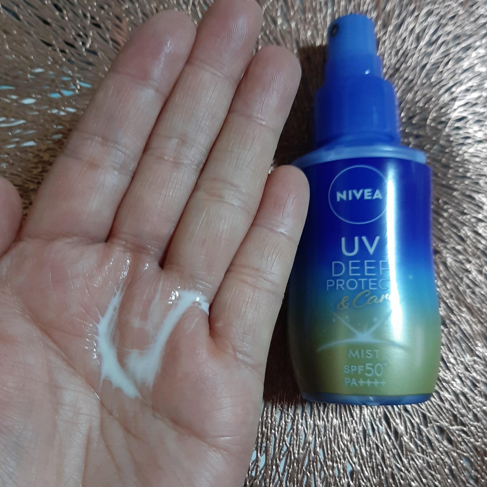 ニベアUV ディーププロテクト＆ケア ミルクミスト/ニベア/日焼け止めミスト・スプレーを使ったクチコミ（2枚目）