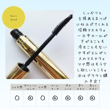 エレガンス グラヴィティレス マスカラ/Elégance/マスカラを使ったクチコミ(2枚目)