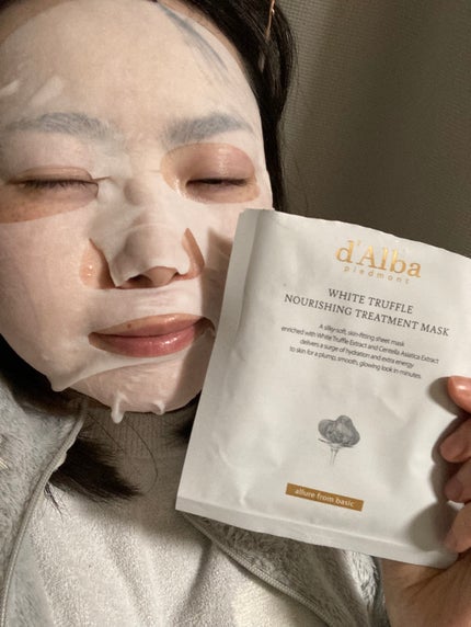 ホワイトトリュフナリシングトリートメントマスク/ダルバ/シートマスク・パックを使ったクチコミ(4枚目)