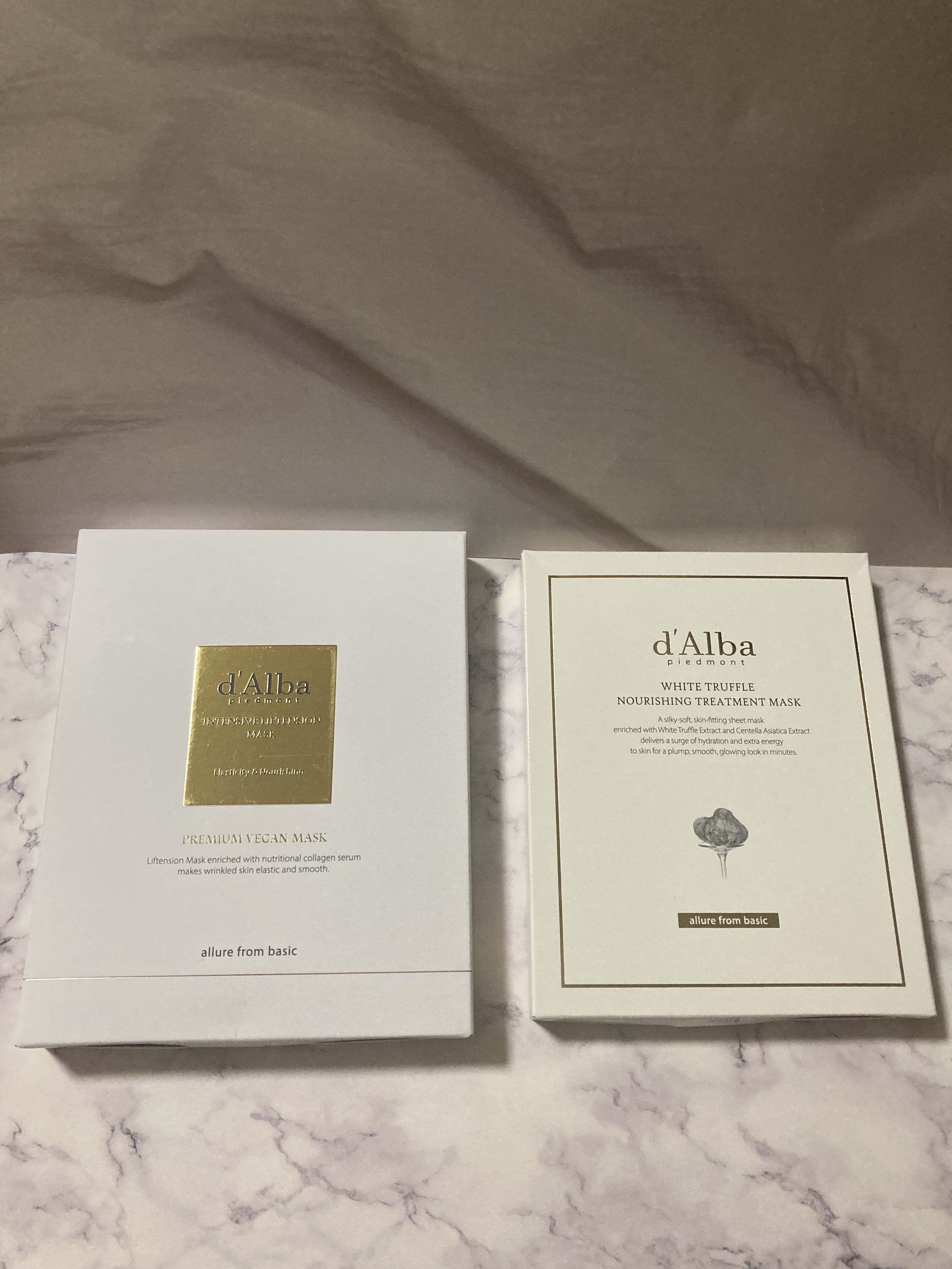 ホワイトトリュフナリシングトリートメントマスク/ダルバ/シートマスク・パックを使ったクチコミ（1枚目）