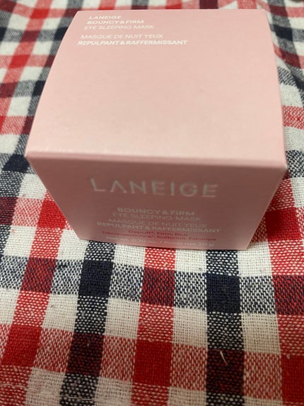 バウンシーアイスリーピングマスク/LANEIGE/アイケア・アイクリームを使ったクチコミ(1枚目)