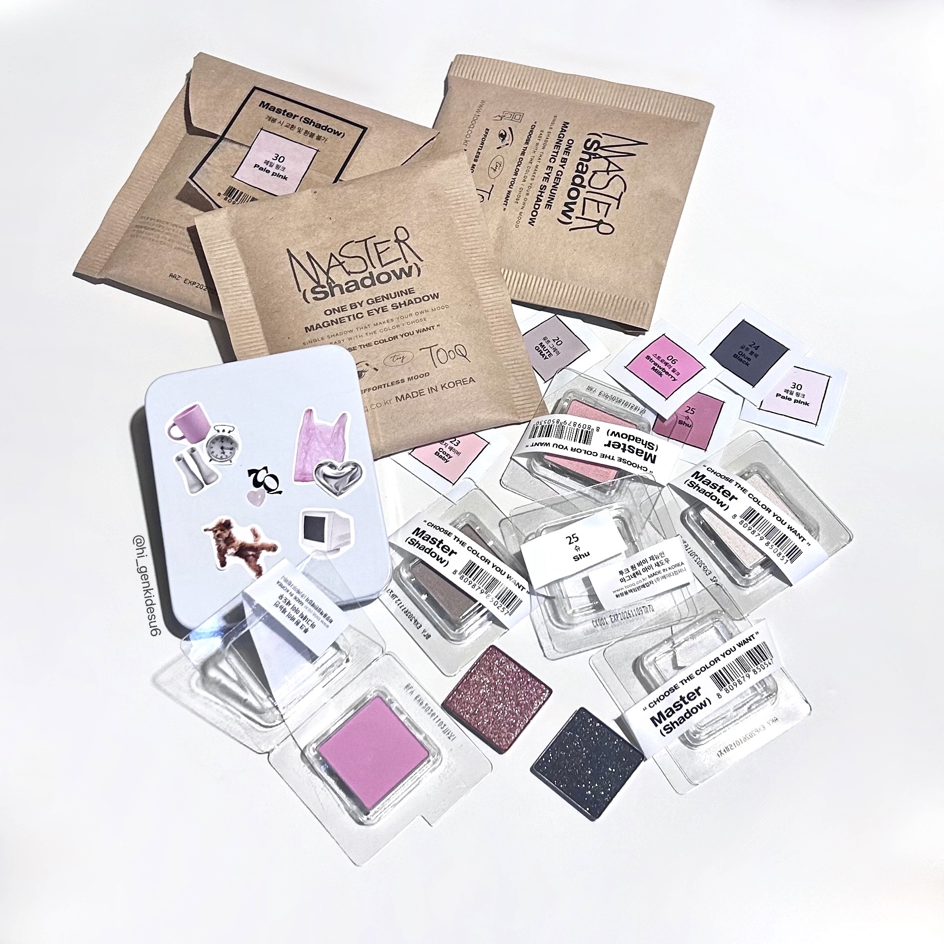 tooq ONE BY GENUINE MAGNETIC EYE SHADOW/Tooq/パウダーアイシャドウを使ったクチコミ（2枚目）