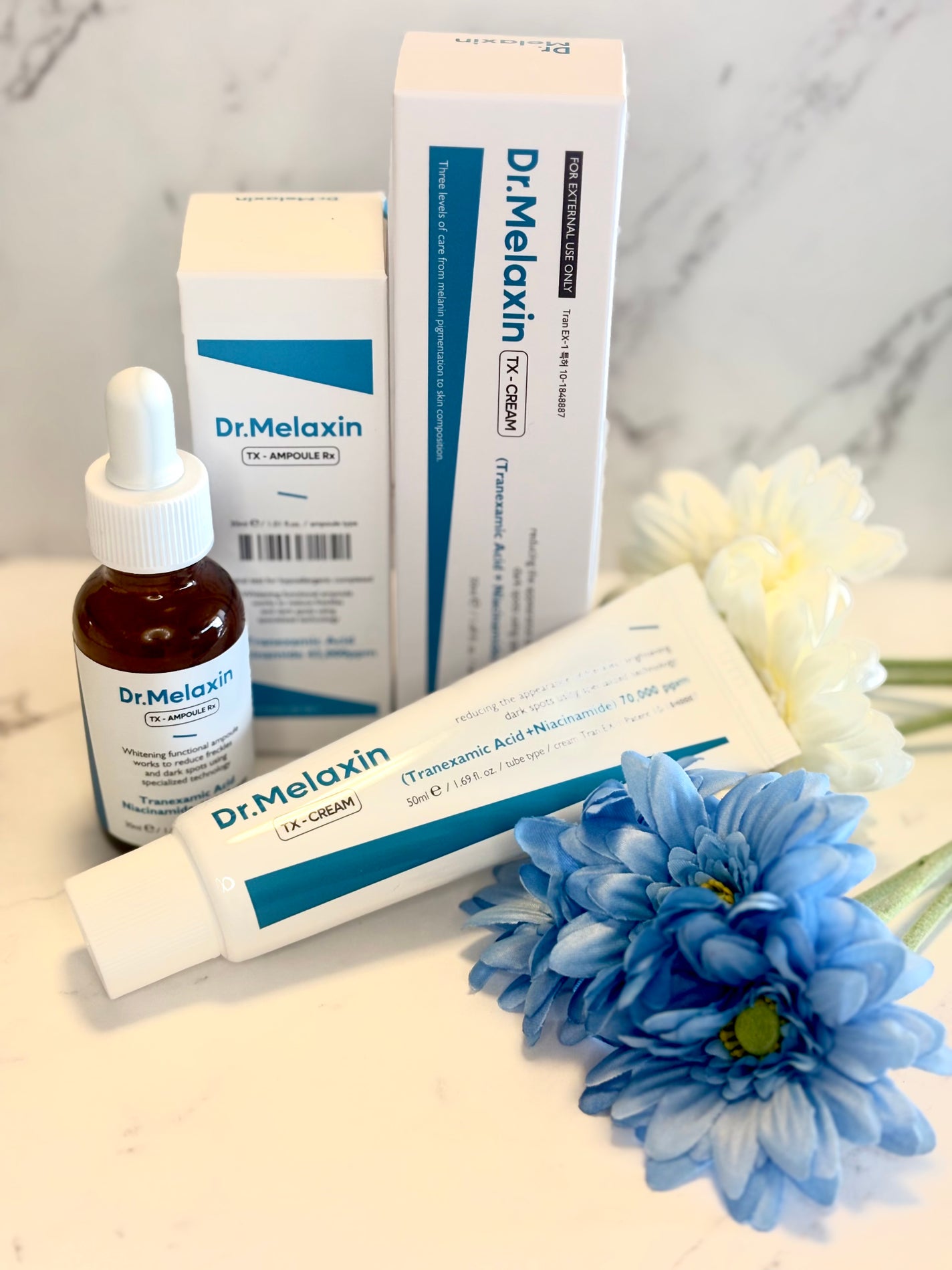 TXアンプルRX+TXクリーム/Dr.Melaxin/スキンケアキットを使ったクチコミ(1枚目)