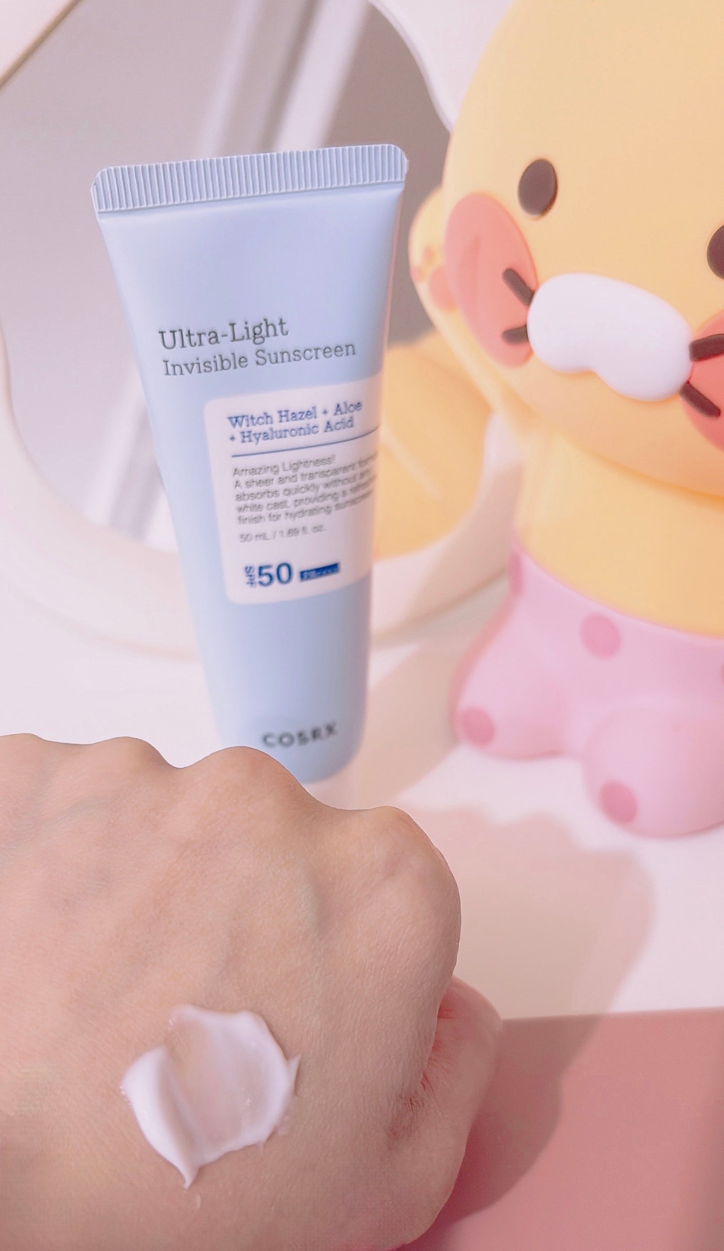 ウルトラライト透明UVクリーム/COSRX/日焼け止めクリームを使ったクチコミ(3枚目)