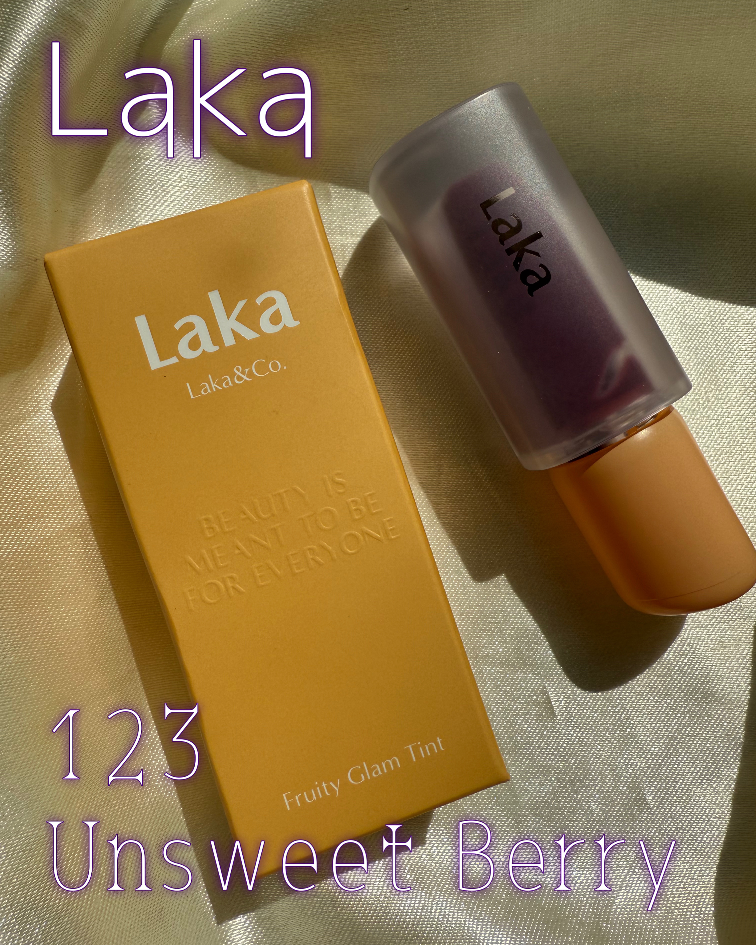 フルーティーグラムティント/Laka/リップティントを使ったクチコミ（1枚目）