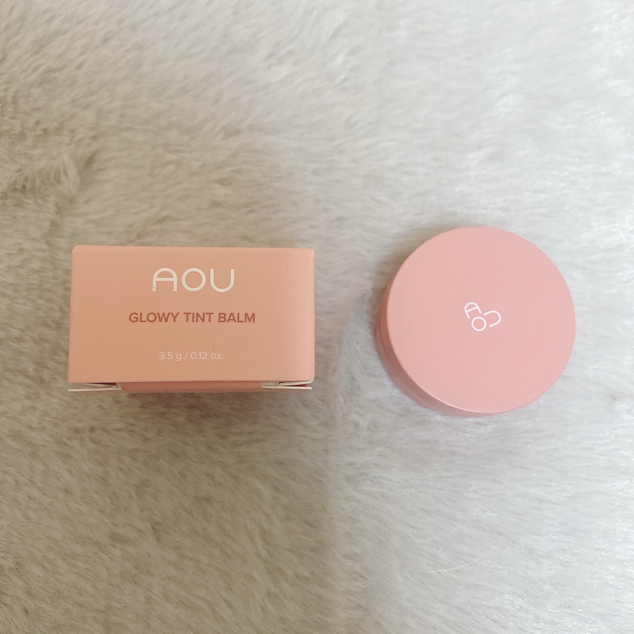GLOWY TINT BALM/AOU/リップグロスを使ったクチコミ（1枚目）