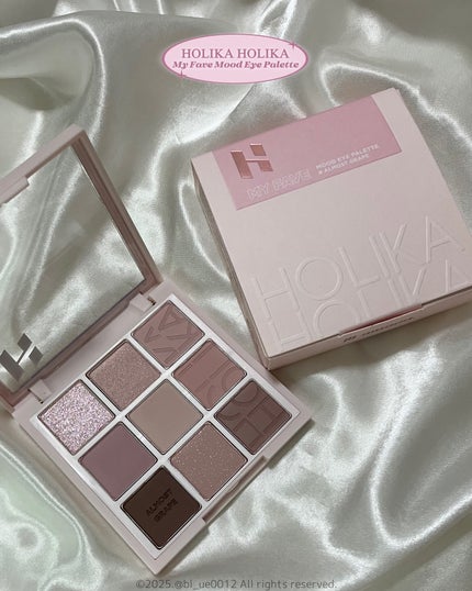 マイフェイブムードアイパレット 9カラー/HOLIKA HOLIKA/アイシャドウパレットを使ったクチコミ(6枚目)