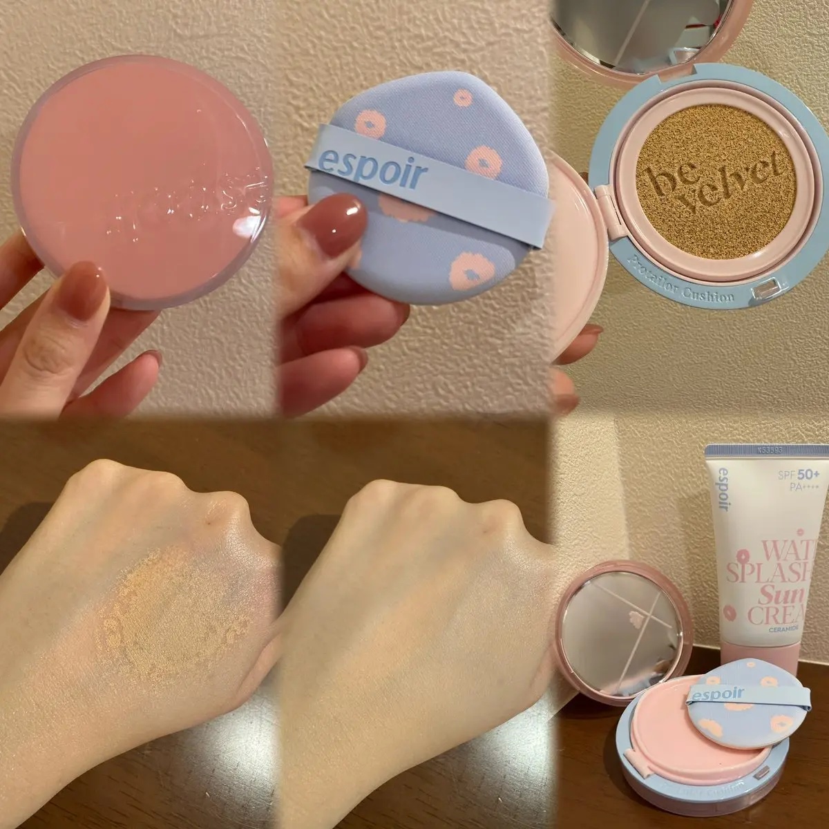 プロテーラービーベルベットカバークッション/espoir/クッションファンデーションを使ったクチコミ（2枚目）