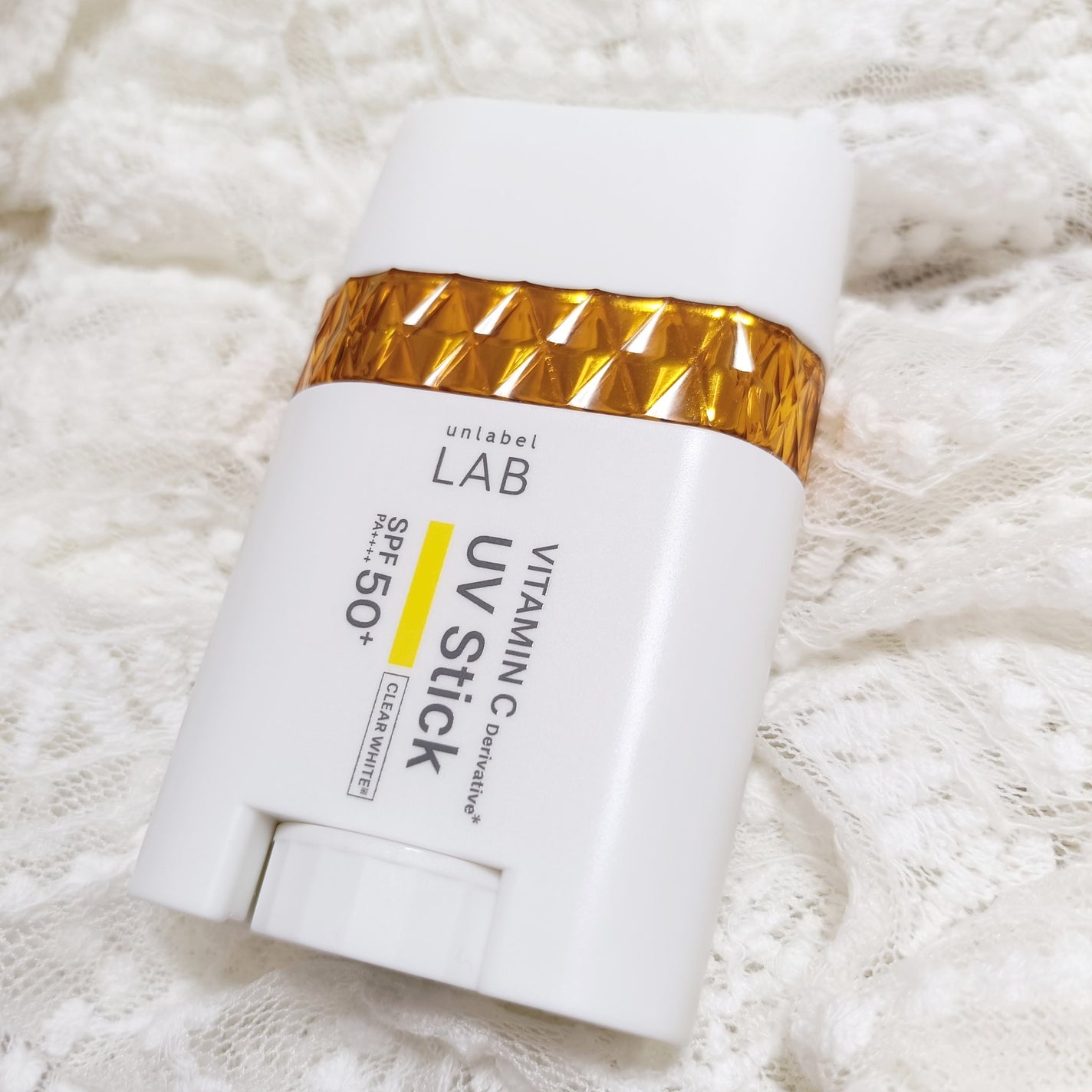 アンレーベル ラボ V スムース UVスティック/unlabel/日焼け止めスティックを使ったクチコミ(1枚目)