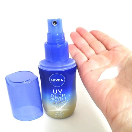 lili on LIPS 「『ニベアUVディーププロテクト&ケアミルクミスト』よく振ってか..」(4枚目)