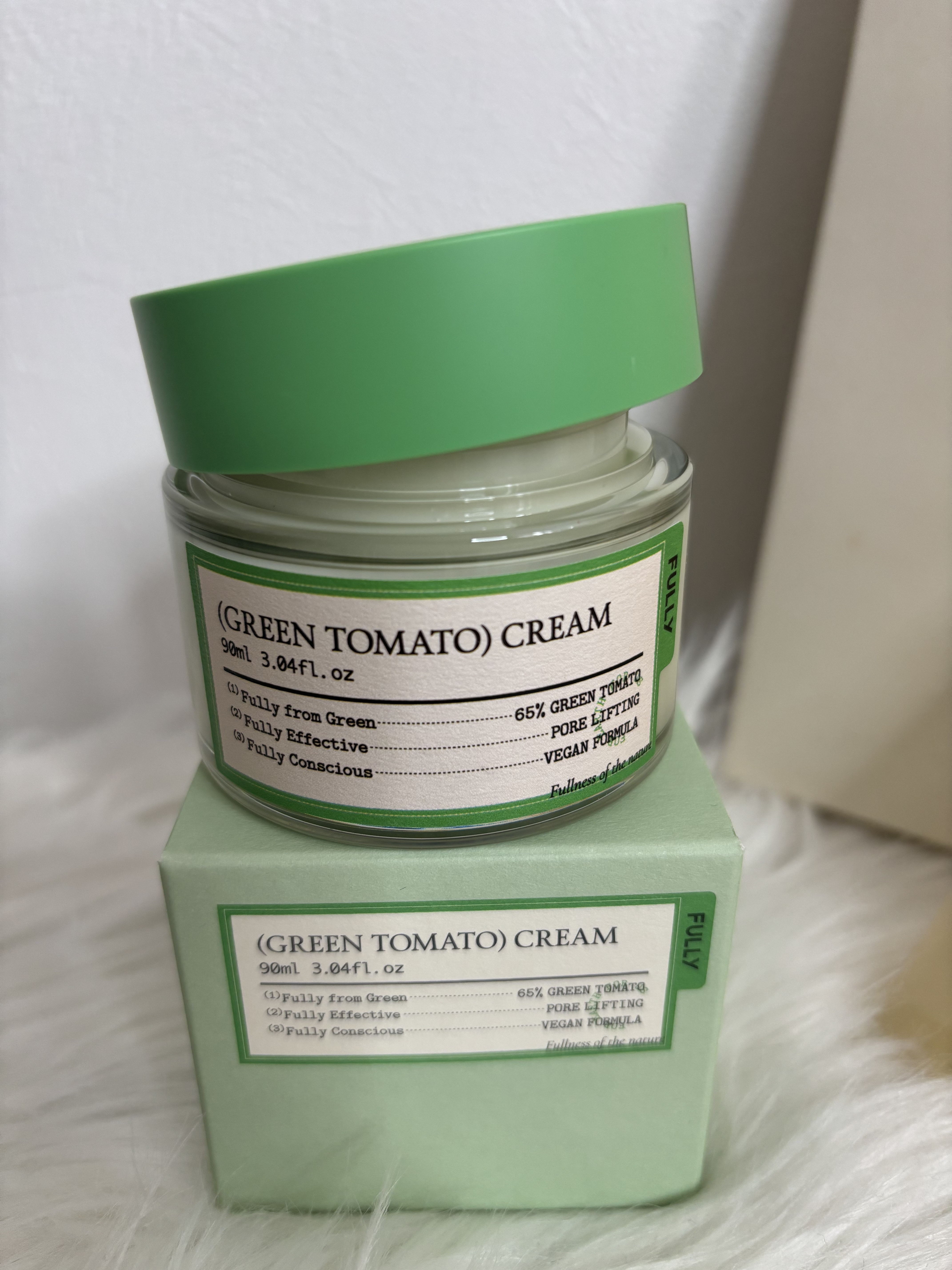 グリーントマトクリーム/FULLY/フェイスクリームを使ったクチコミ（3枚目）