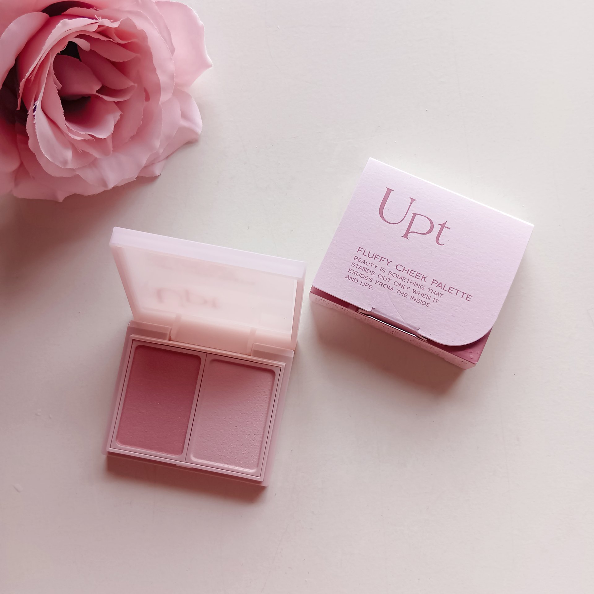 Upt FLUFFY CHEEK PALETTE  02 mystic hour（ミスティックアワー）/Upt/パウダーチークを使ったクチコミ（1枚目）
