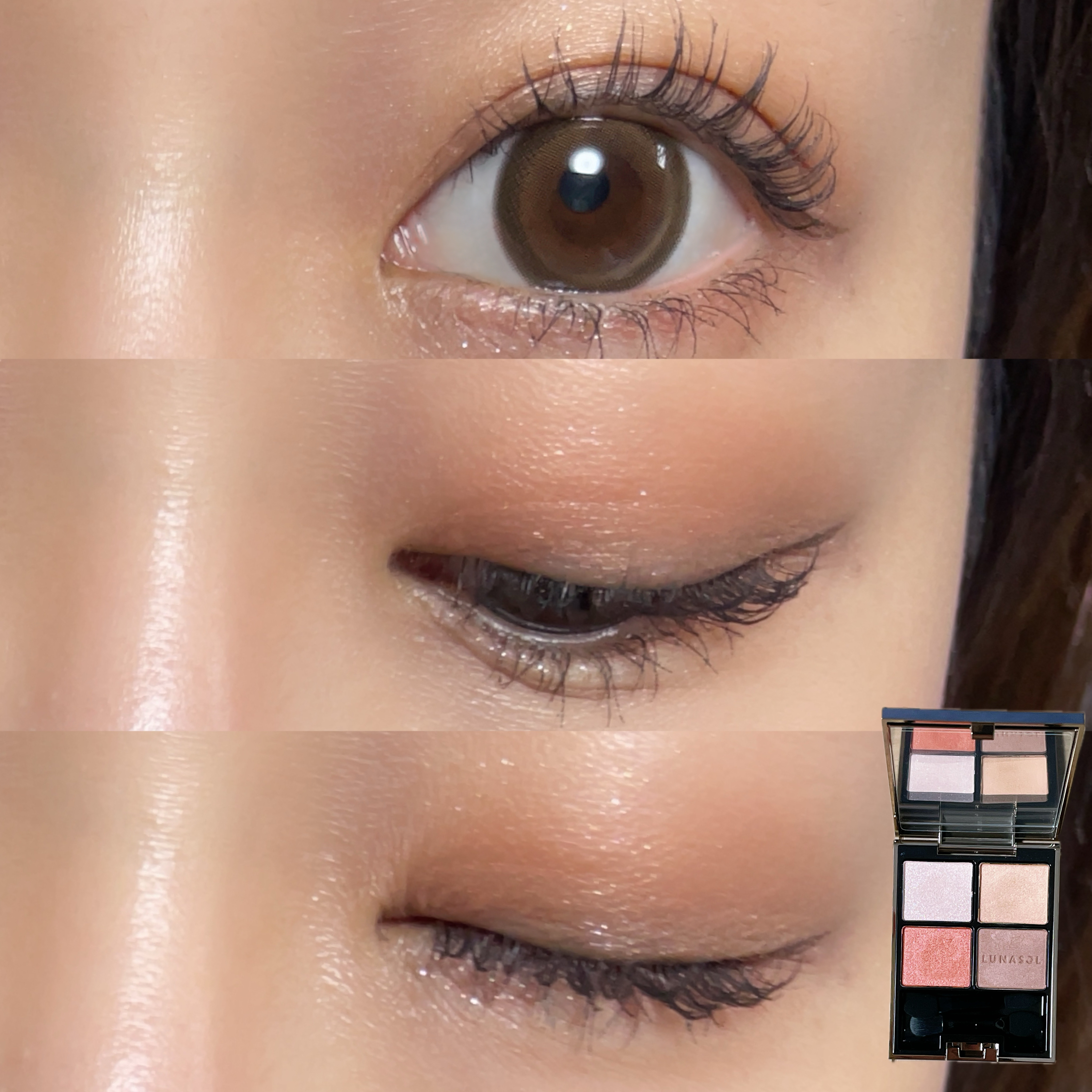アイカラーレーション/LUNASOL/アイシャドウパレットを使ったクチコミ（1枚目）