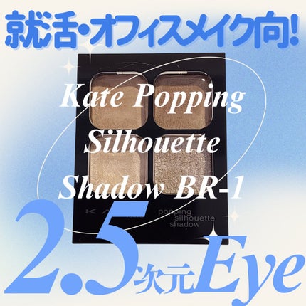 ケイト ポッピングシルエットシャドウ/KATE/アイシャドウパレットを使ったクチコミ(1枚目)
