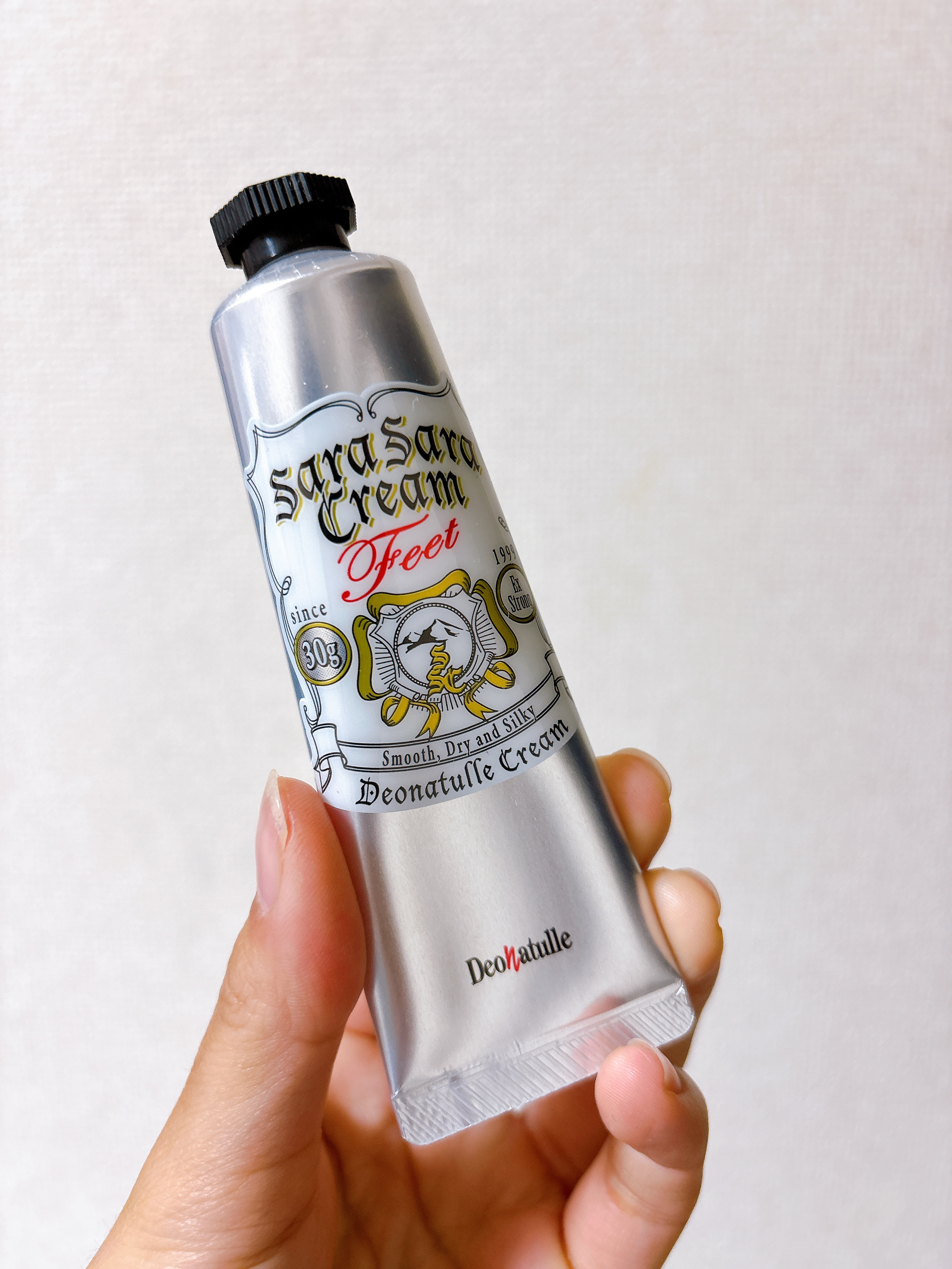 薬用足指さらさらクリーム/デオナチュレ/デオドラント・制汗剤を使ったクチコミ（2枚目）