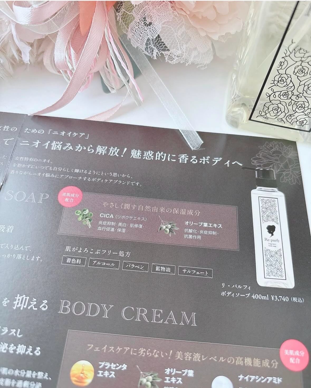 フレグランスボディソープ/Re･parfy /ボディソープを使ったクチコミ（3枚目）
