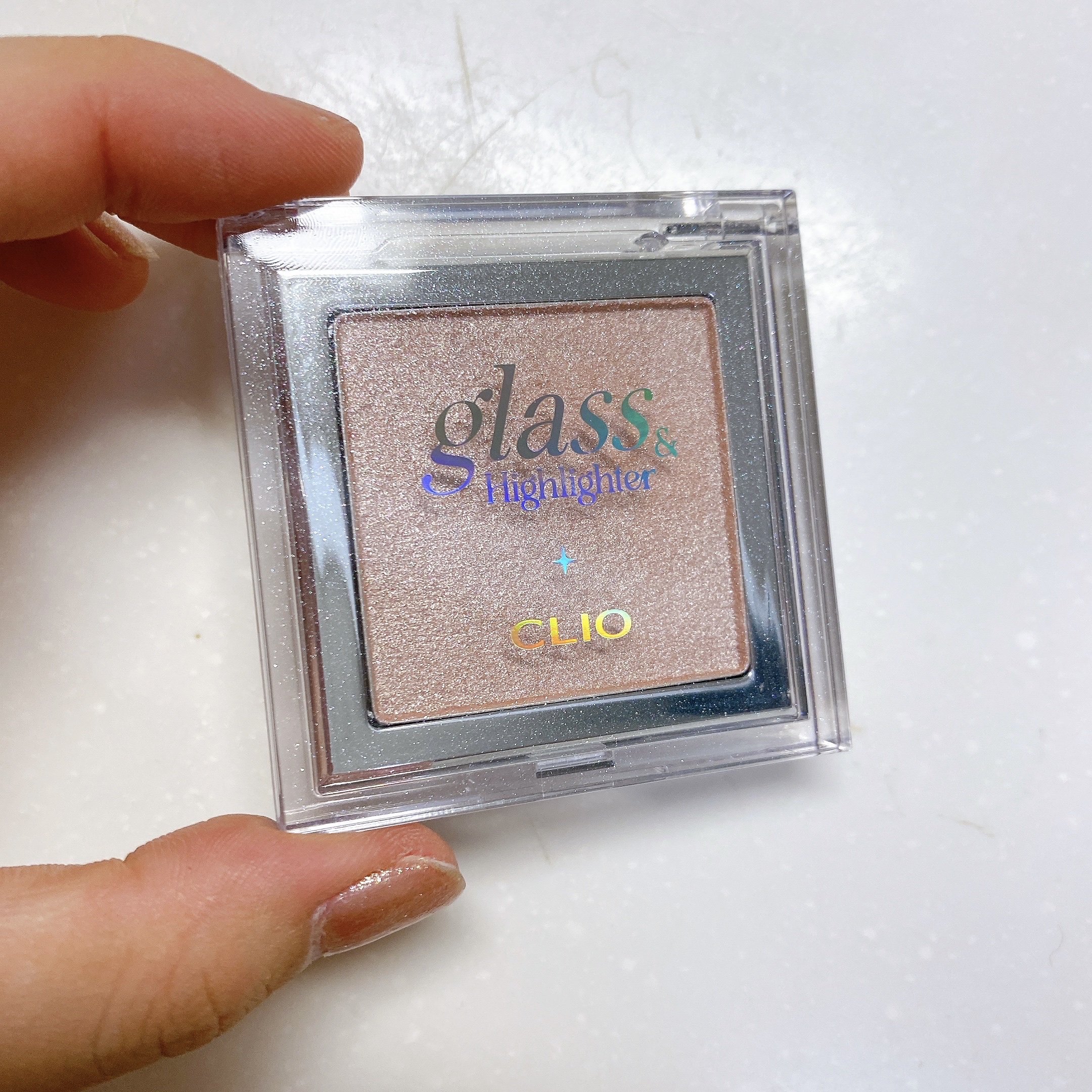 グラス アンド ハイライター 02 SMOOTH DOUGH/CLIO/ハイライト・シェーディングを使ったクチコミ（3枚目）