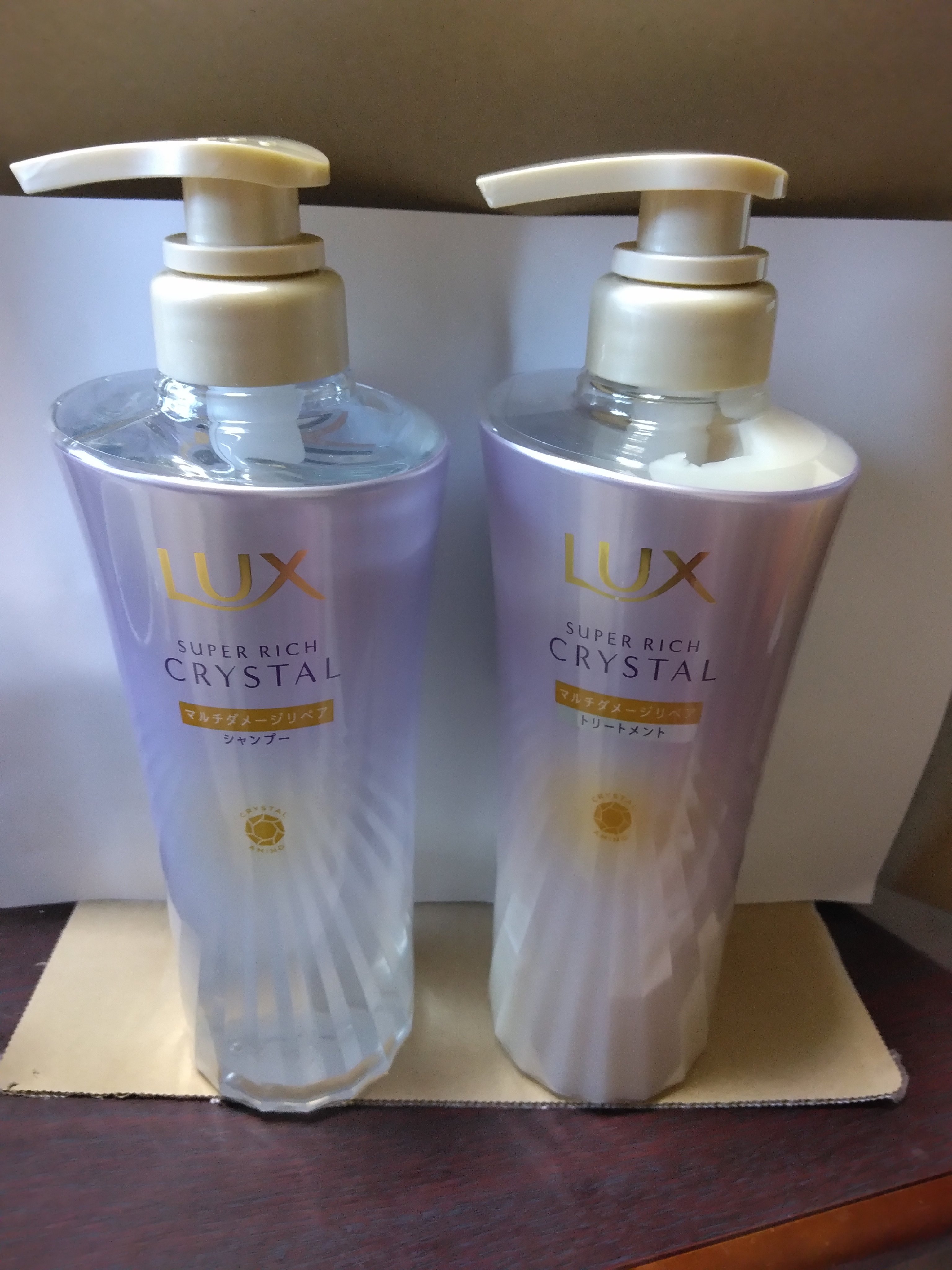 スーパーリッチクリスタル　マルチダメージリペア　シャンプー/トリートメント/LUX/市販シャンプーを使ったクチコミ（2枚目）