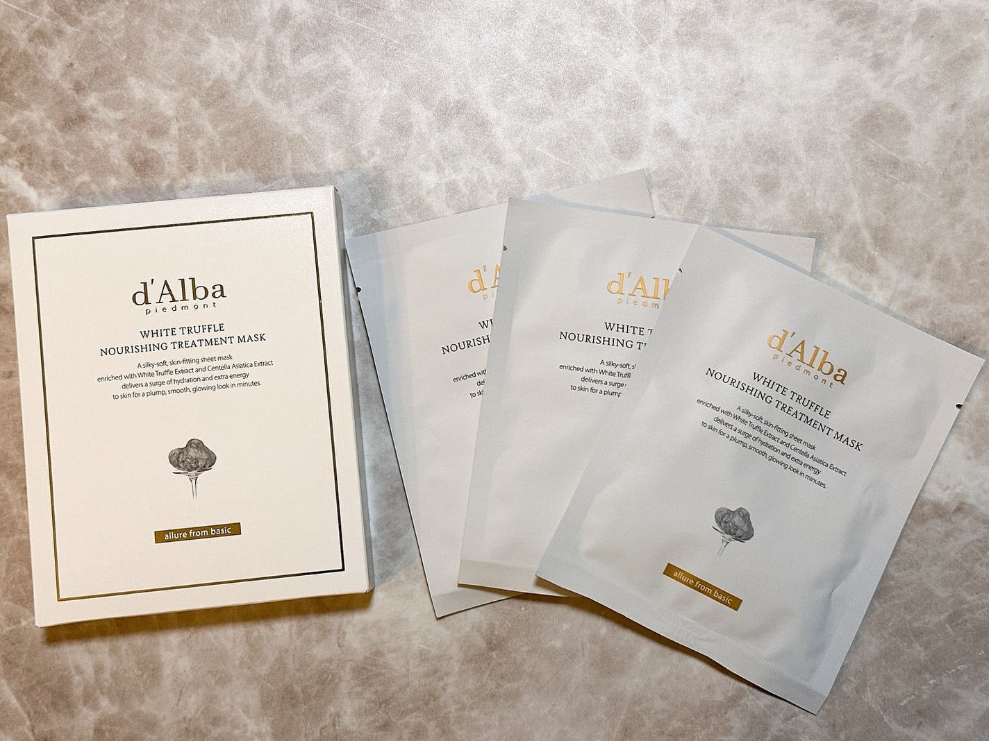 ホワイトトリュフナリシングトリートメントマスク/ダルバ/シートマスク・パックを使ったクチコミ(2枚目)