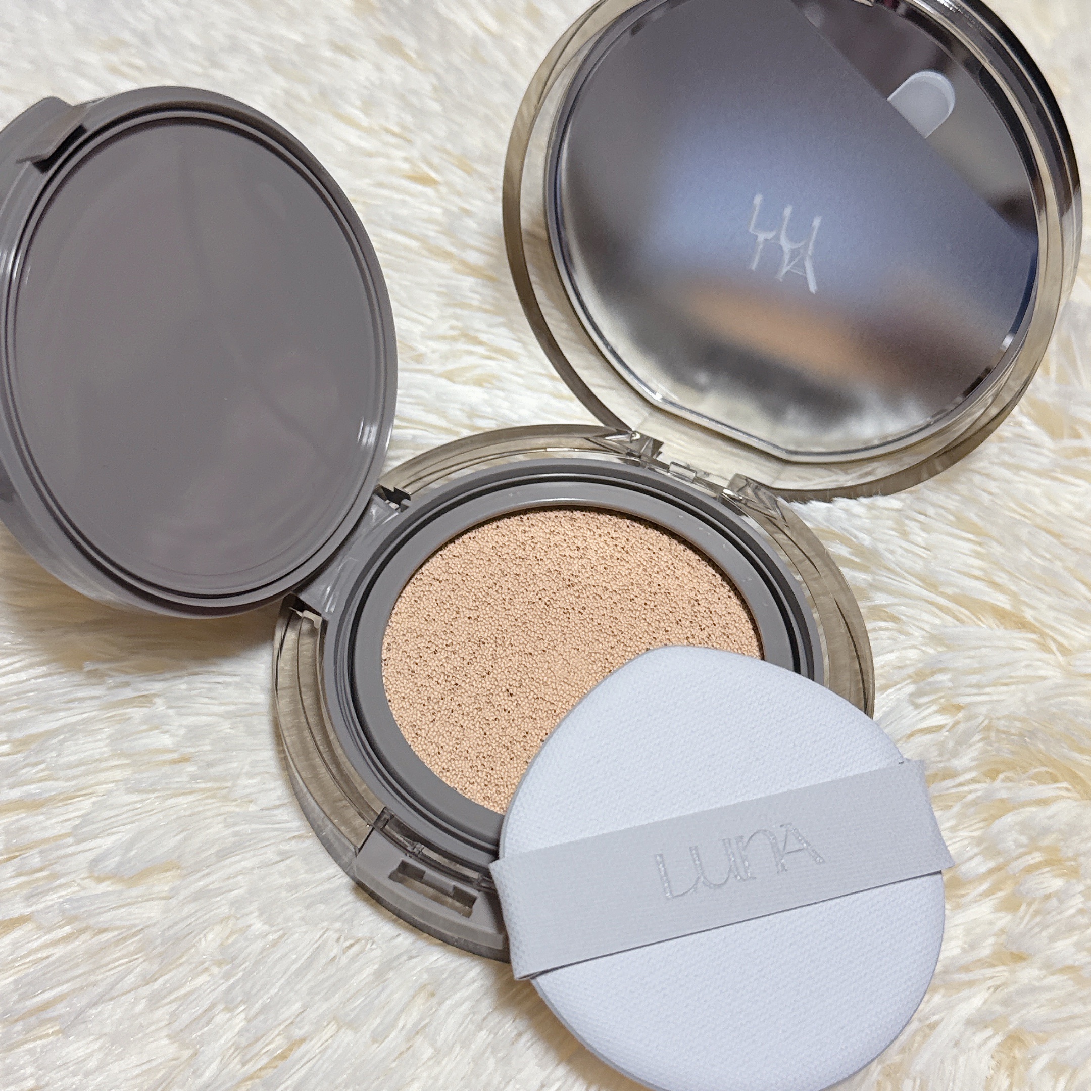 ブラーカバークッション/LUNA/クッションファンデーションを使ったクチコミ（2枚目）