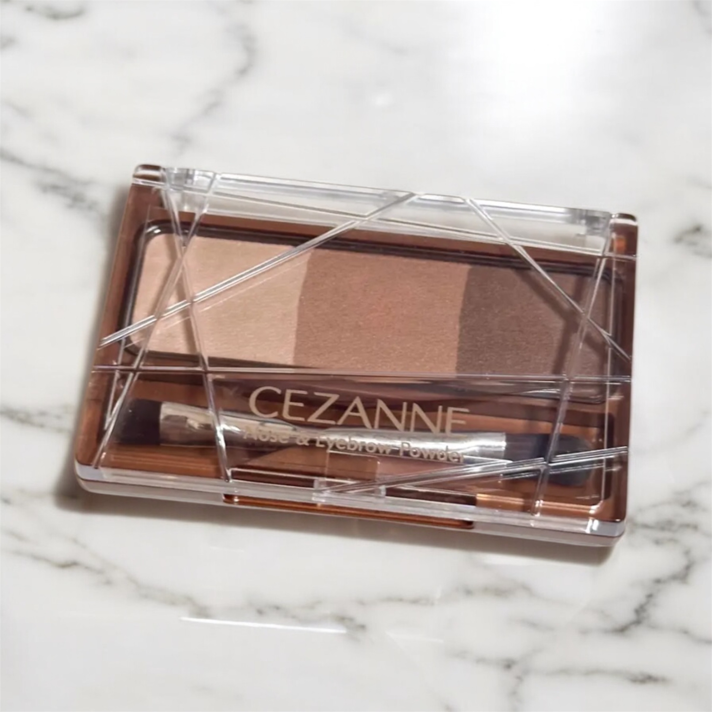 ノーズ＆アイブロウパウダー/CEZANNE/パウダーアイブロウを使ったクチコミ（2枚目）