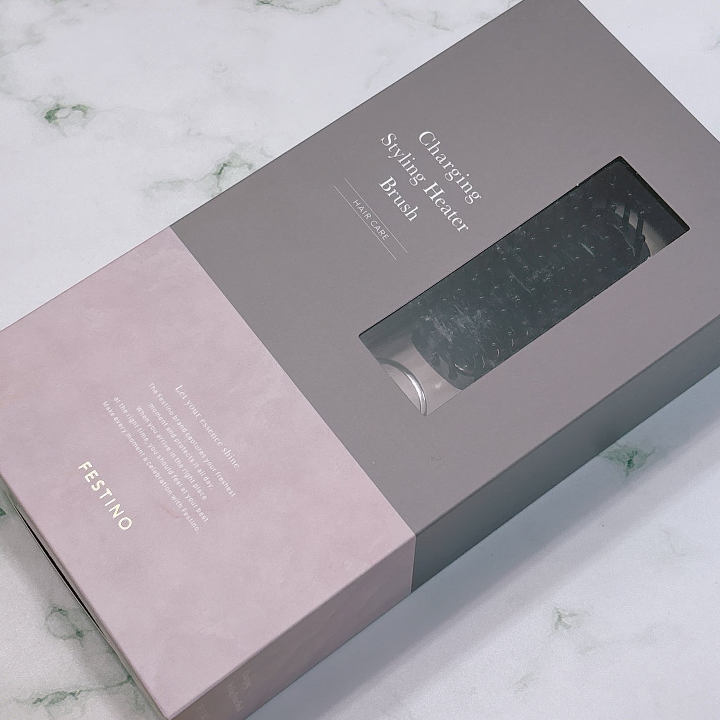 充電式 スタイリング ヒーターブラシ/FESTINO/ヒートブラシを使ったクチコミ(6枚目)