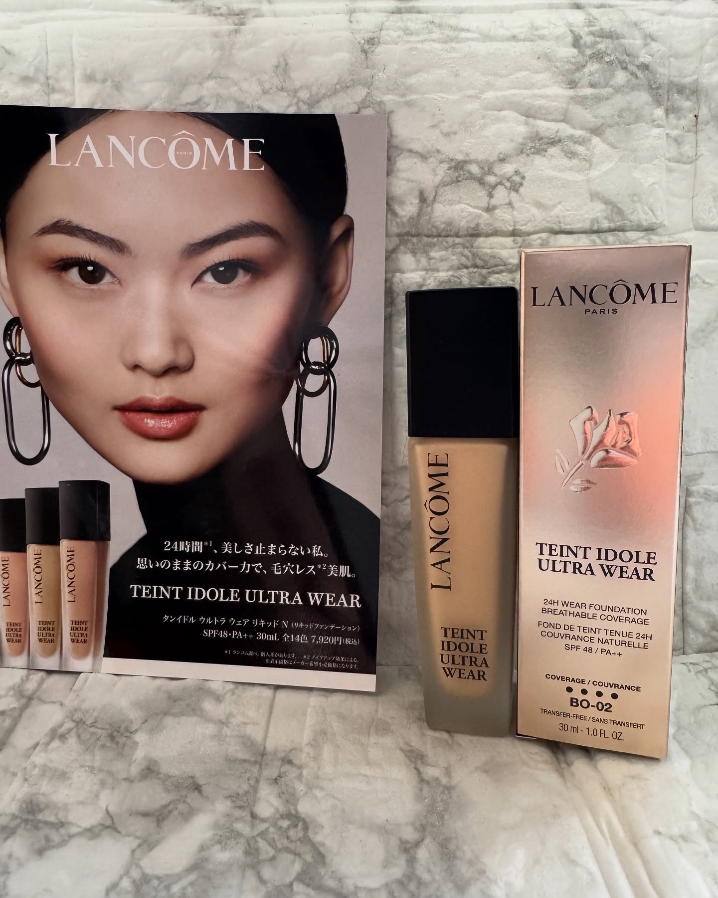タンイドル ウルトラ ウェア リキッド N/LANCOME/リキッドファンデーションを使ったクチコミ（1枚目）