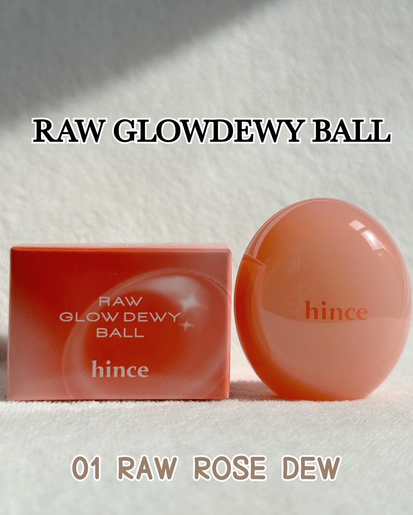 ロウグロウデューイーボール 01 ロウ・ローズデュー/hince/リップバームを使ったクチコミ（2枚目）