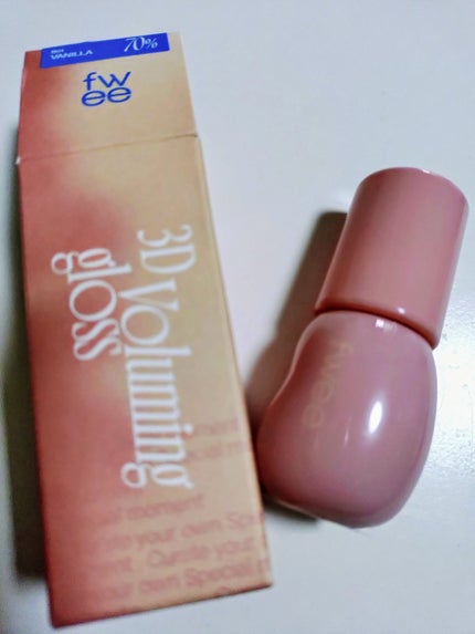 フィー 3Dボリューミンググロス/fwee/リップグロスを使ったクチコミ(1枚目)