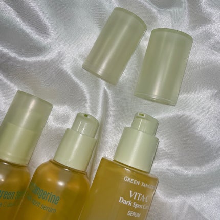 グリーンタンジェリン ビタC ダークスポットケアセラム/goodal/美容液を使ったクチコミ(2枚目)