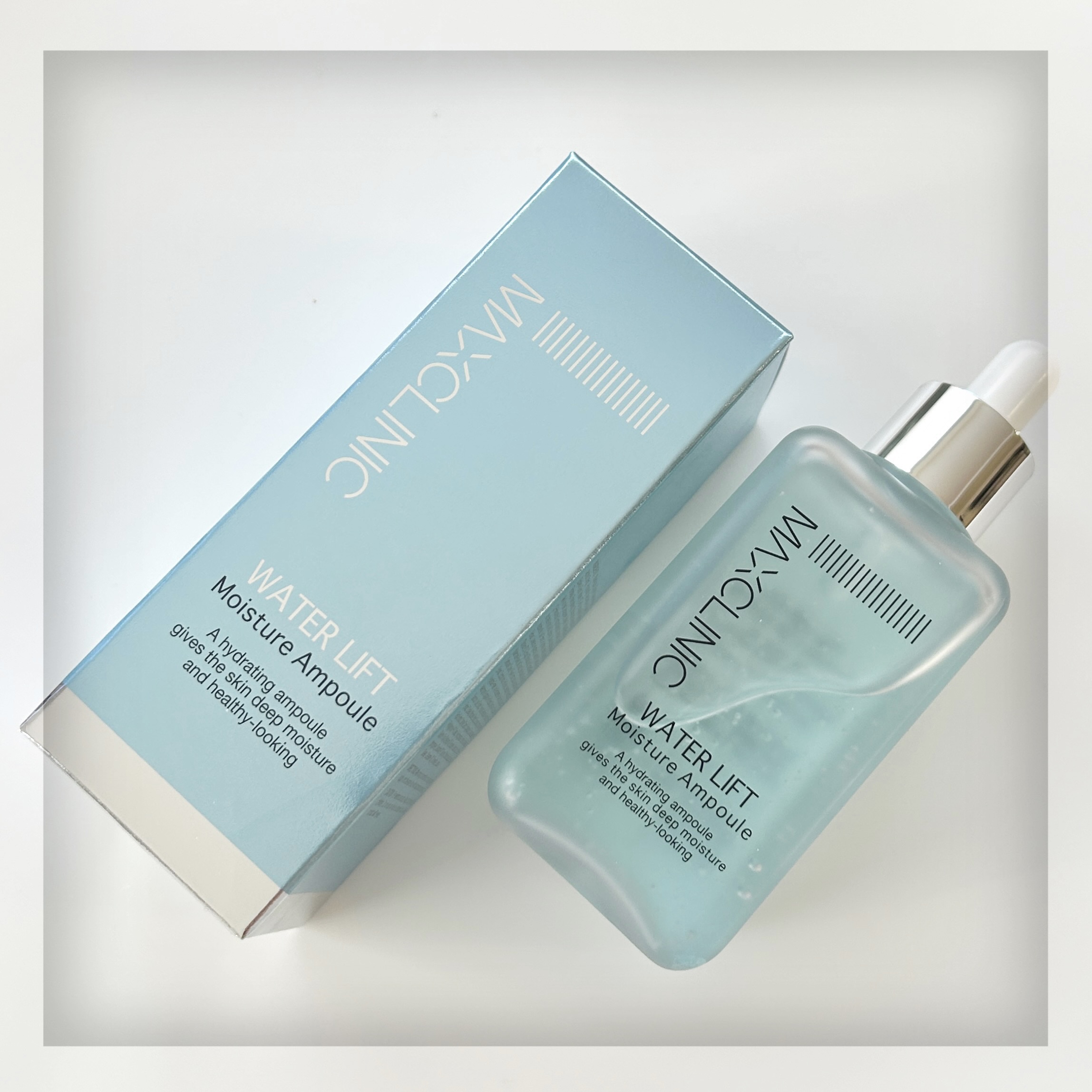 MAXCLINIC ウォーターリフトモイスチャーアンプルのクチコミ「𓍯ウォーターリフトモイスチャーアンプル⌇MAXCLINIC

うるおい感たっぷりの肌をキープす.....」（1枚目）