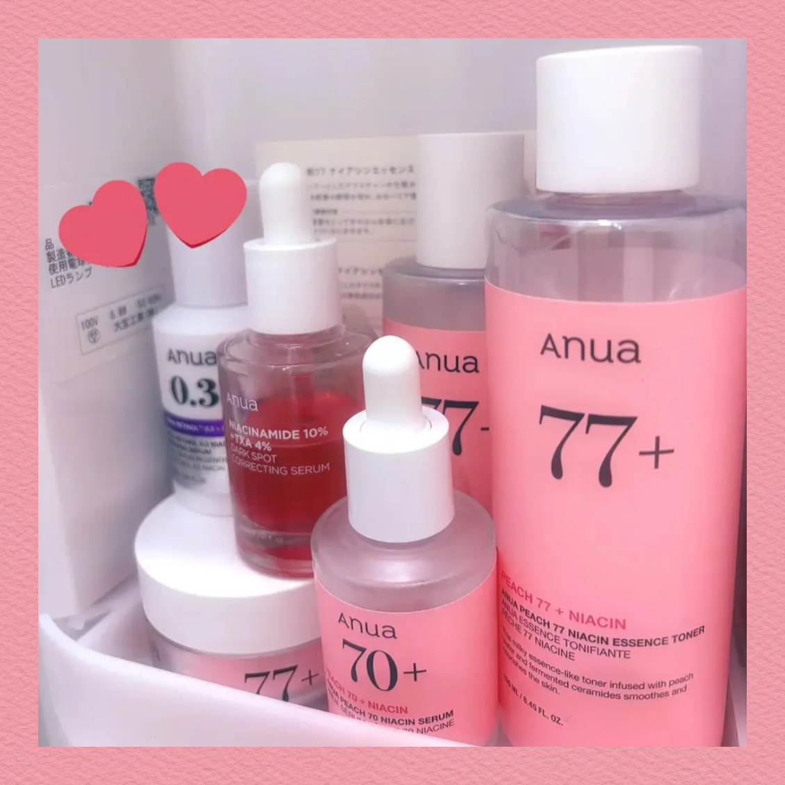 桃70%ナイアシンセラム/Anua/美容液を使ったクチコミ（1枚目）