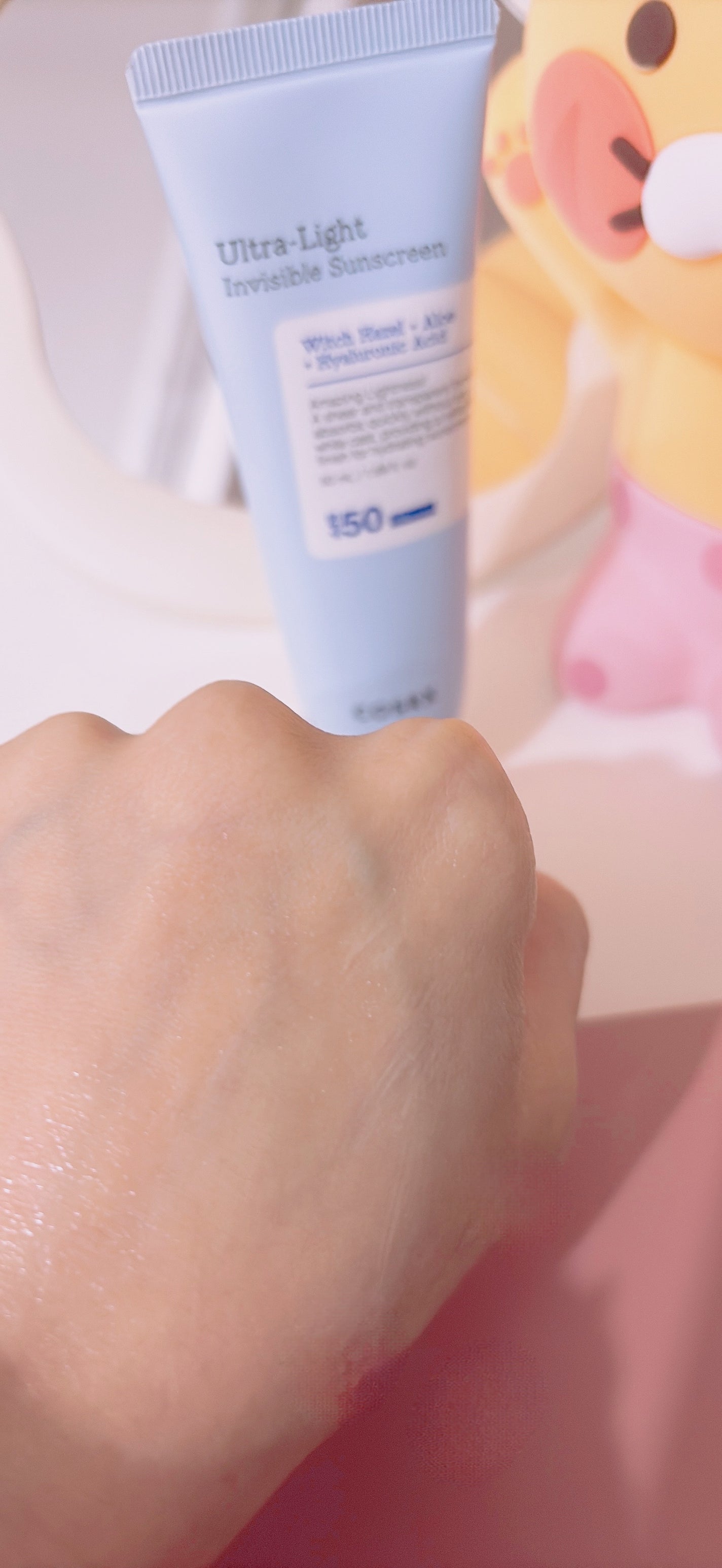 ウルトラライト透明UVクリーム/COSRX/日焼け止めクリームを使ったクチコミ(2枚目)