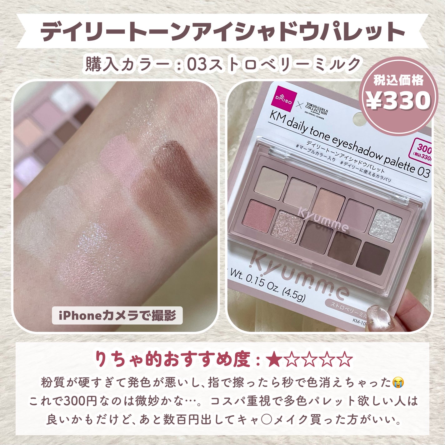 KM ジューシーティントリップカラー/Kyumme/リップティントを使ったクチコミ(3枚目)