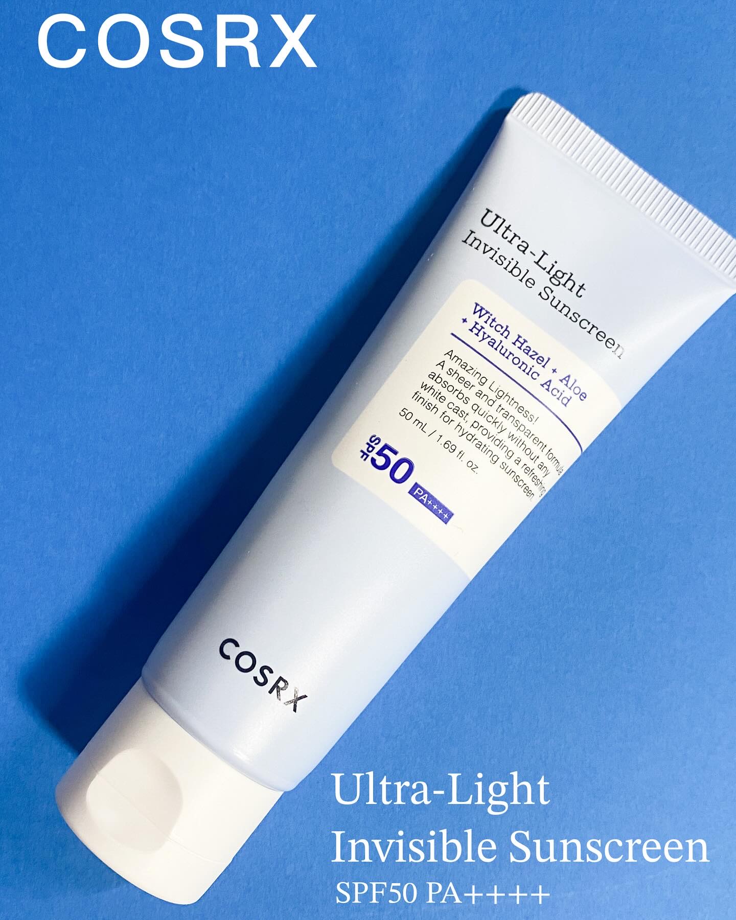 ウルトラライト透明UVクリーム/COSRX/日焼け止めクリームを使ったクチコミ（1枚目）