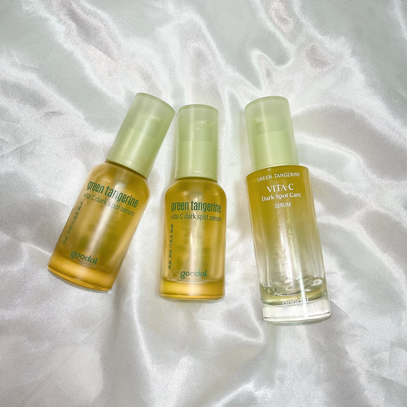 グリーンタンジェリン ビタC ダークスポットケアセラム/goodal/美容液を使ったクチコミ(1枚目)