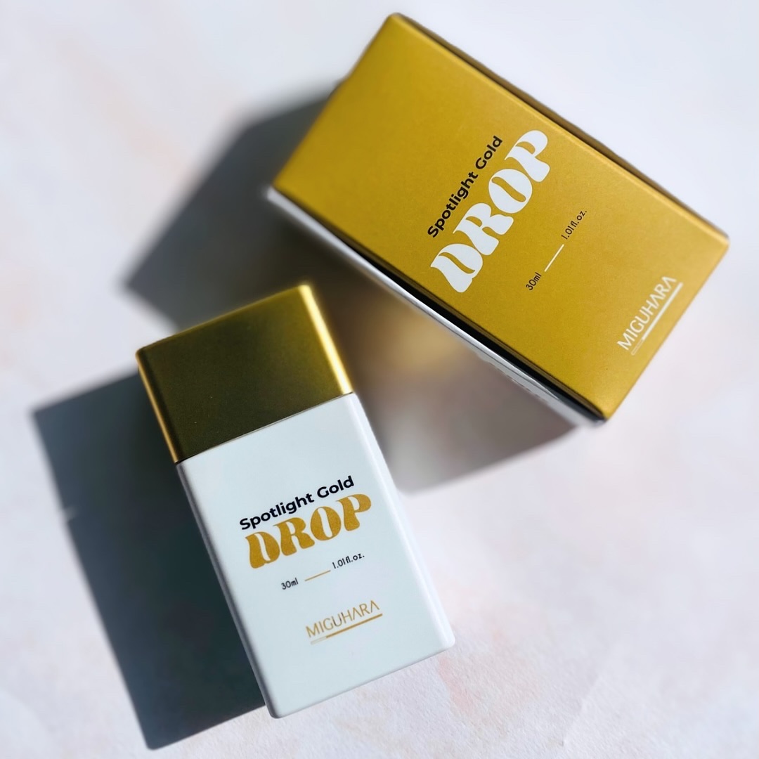 スポットライト ゴールド ドロップ/MIGUHARA/リキッドハイライトを使ったクチコミ（3枚目）