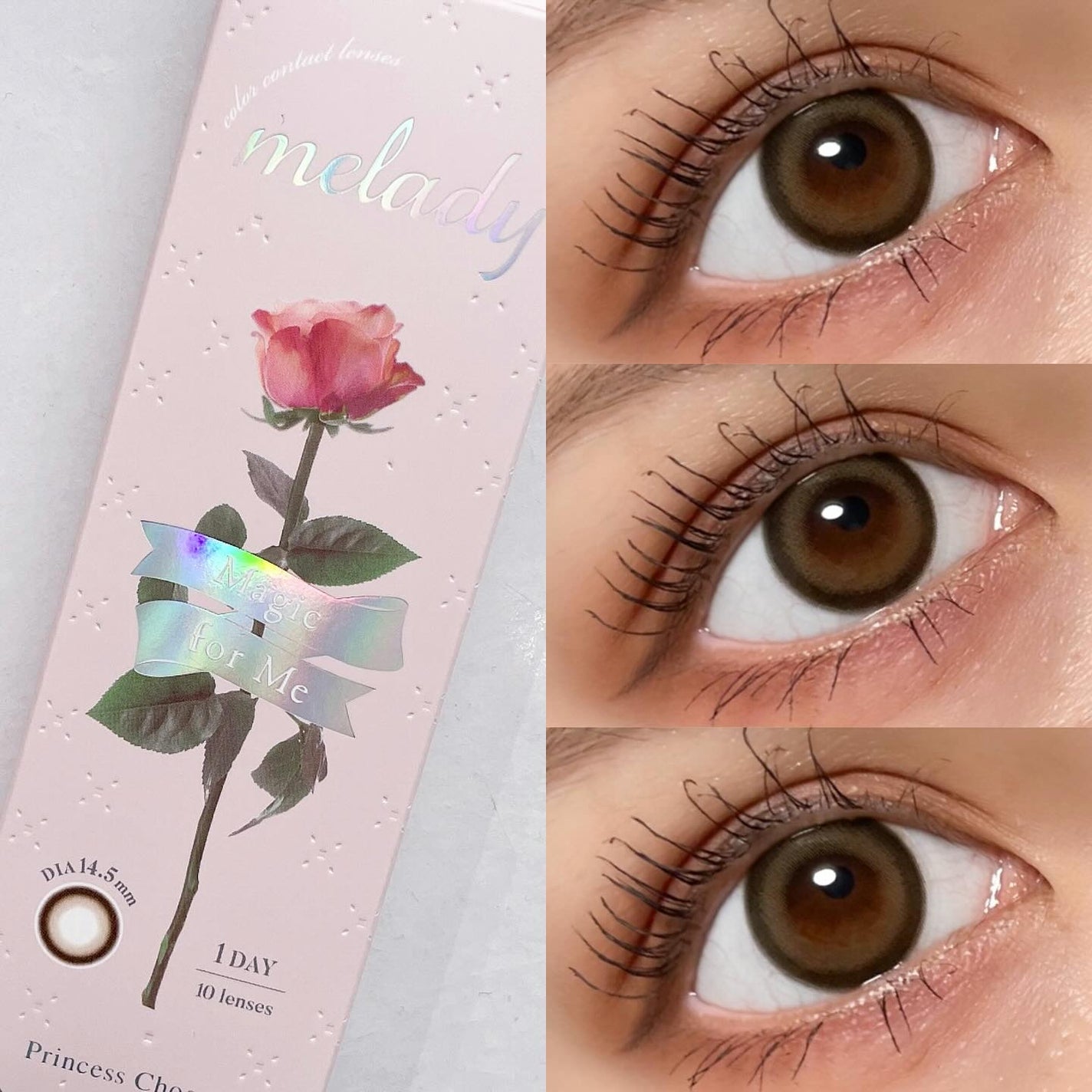 melady 1day/melady/ワンデー(1DAY)カラコンを使ったクチコミ(4枚目)